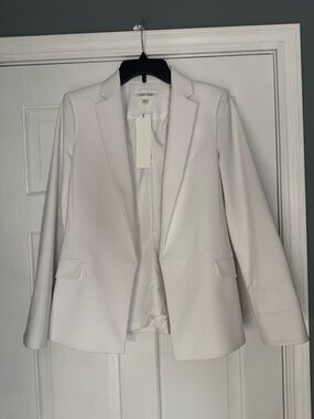 Calvin Klein White Women's Blazer